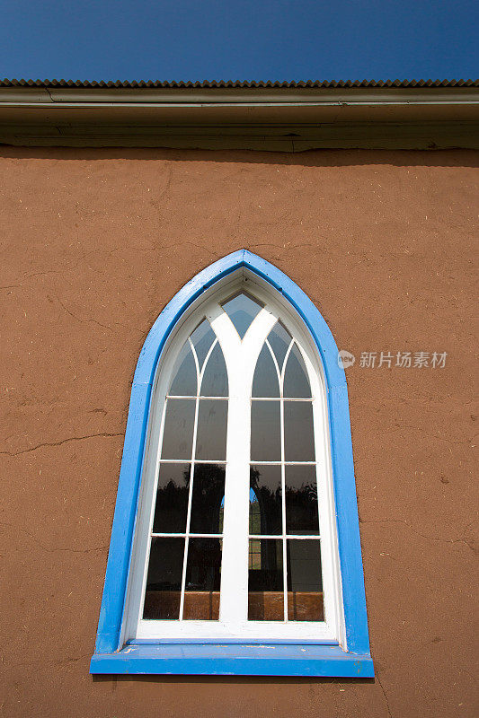 La Cueva(莫拉县)，NM: San Rafael Church Window